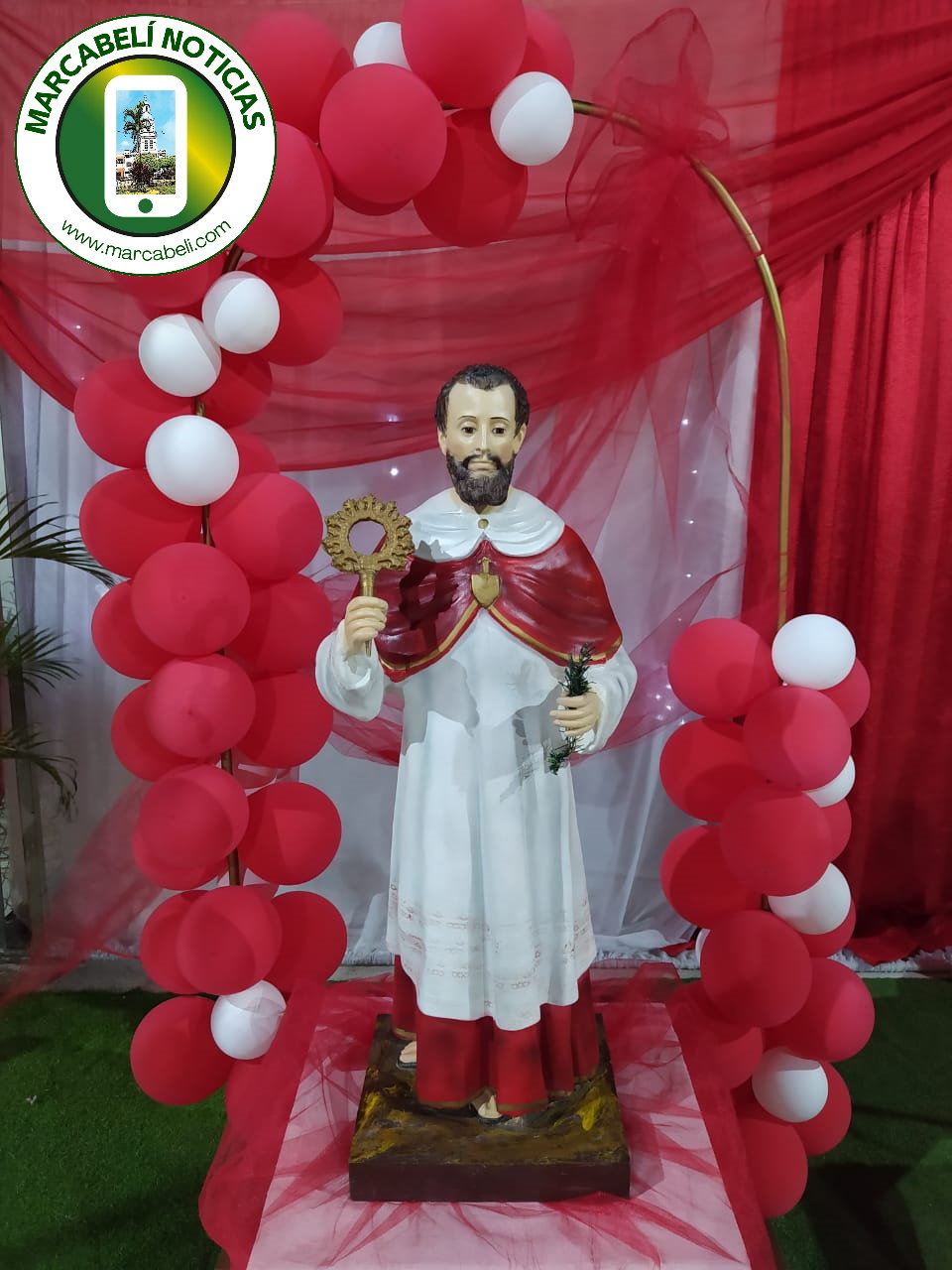 Imagen de San Ramón el patrono de la ciudadela.
